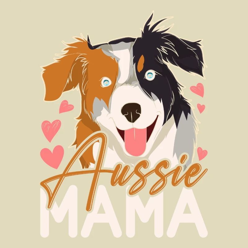Muttertag Hunde Geschenkidee Australian Shepherd