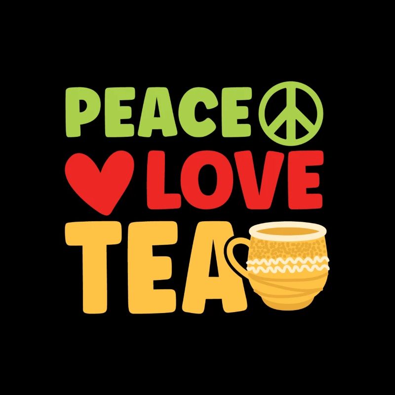Peace Love Tea Chai Drinker Tea Lovers Chai