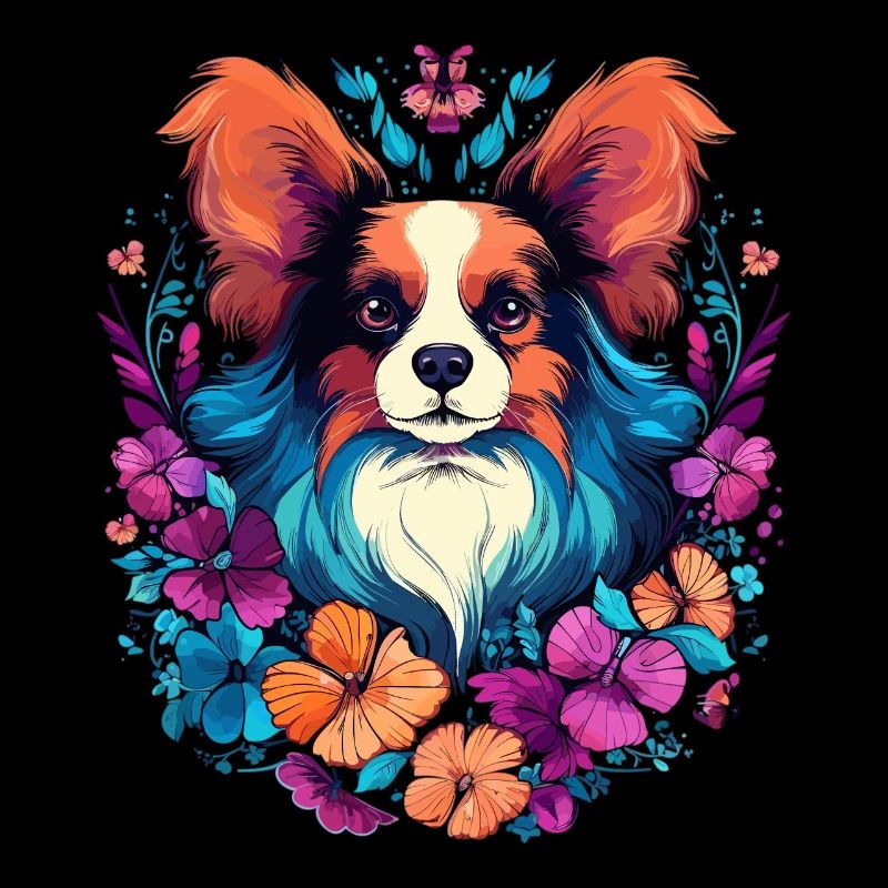 Papillon Hund Geschenk