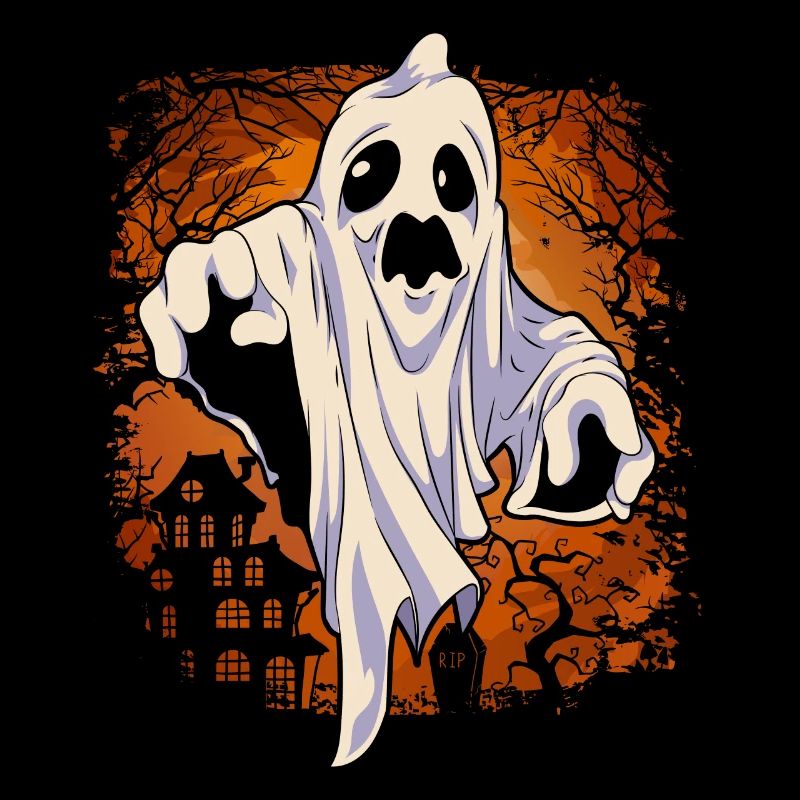 Creepy Ghost Halloween Gift Ghost