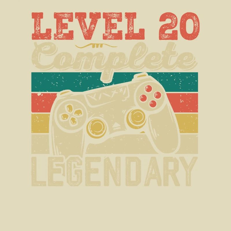 Level 20 Complete, 20th Birthday Gift
