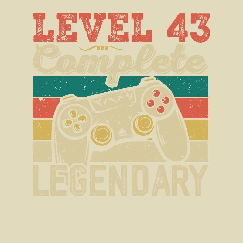 Level 43 Complete, 43 Birthday Gift