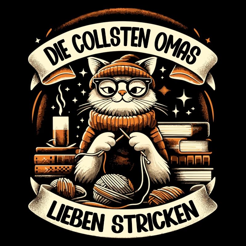 Stricken Strickerin Geschenk Oma Geburtstag