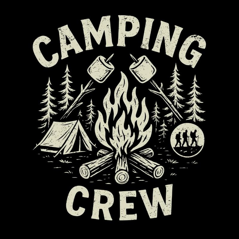 Camping Crew Funny Gift for Camping Lovers