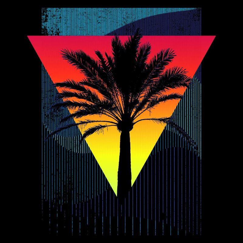 Palm Tree (Triangle, Stripe)