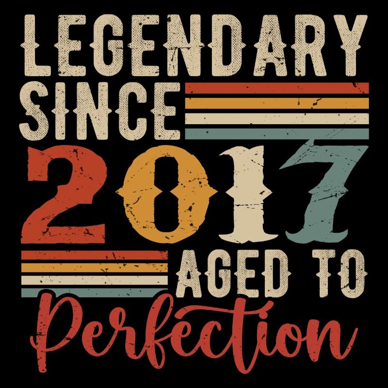 Legendary Since 2017 Birthday Gift 2017