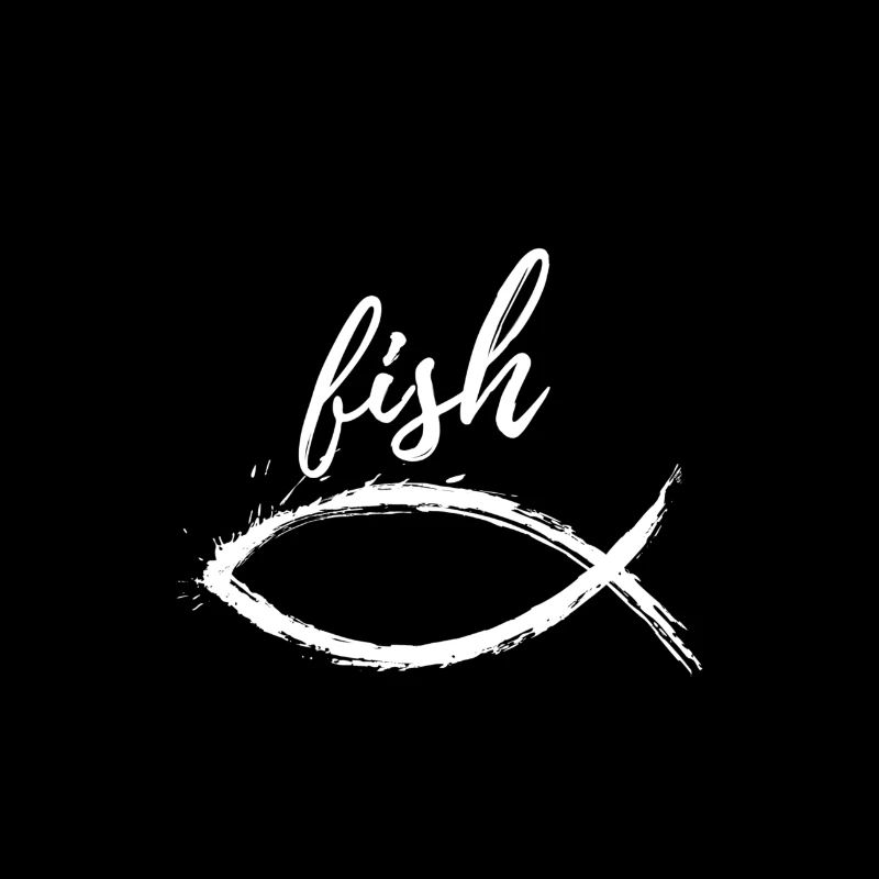 Just a fish / white