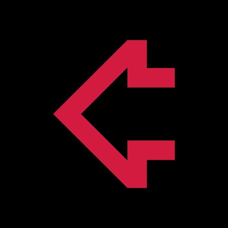 Flèche rouge à gauche