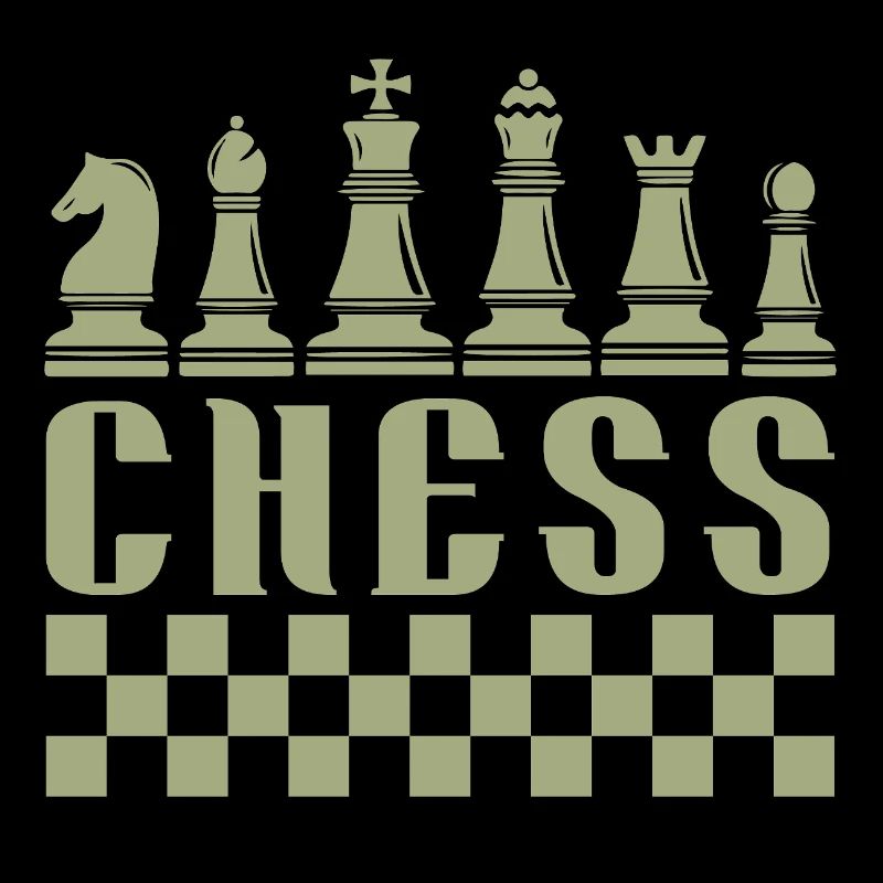 Think Retro Chess Player Geschenk Schach Sport