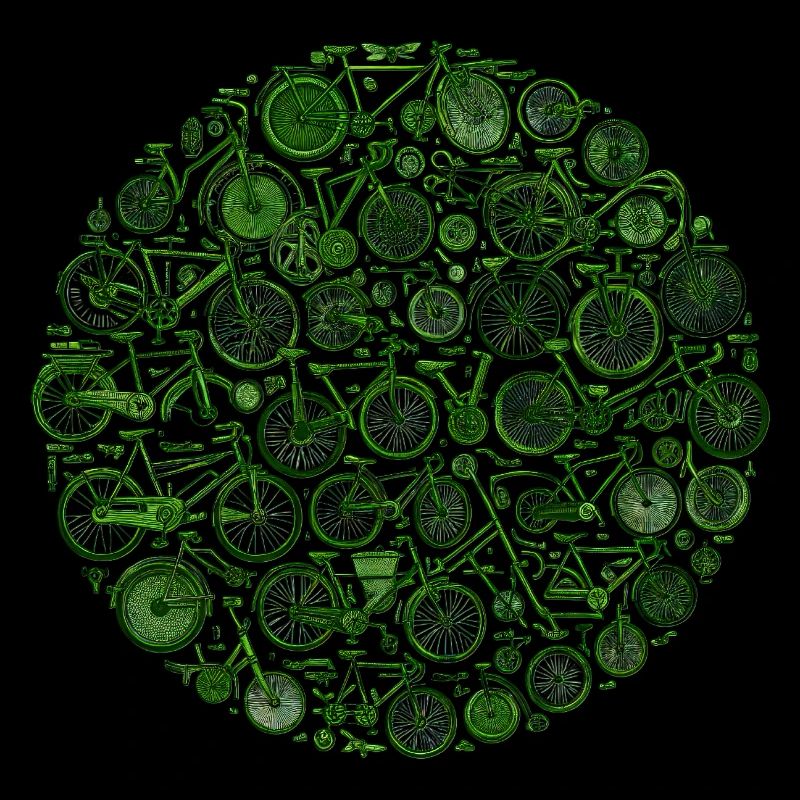 Conception de vélo pour le cyclisme et le cyclisme sur route