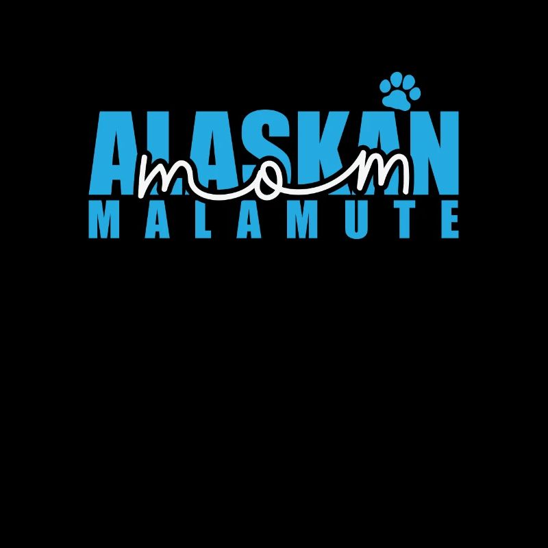 Chien Alaskan Malamute Mom Race d’animal de compagnie