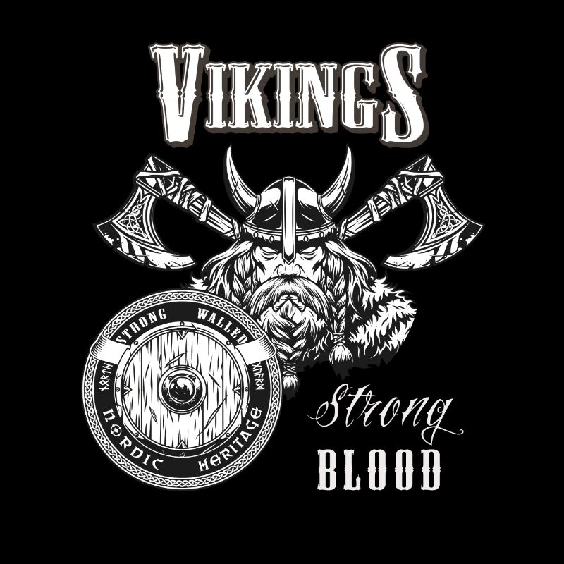 Vikings strong blood Valhalla Wikinger Krieger