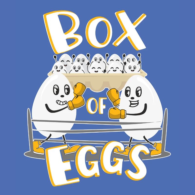 Funny Box Of Eggs - Cool Eggs Farmer Gift Idea