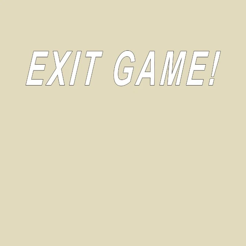 Exit Game simulation miroir noir
