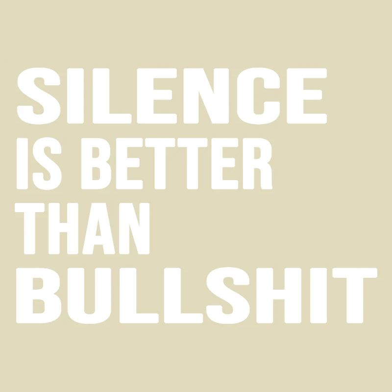 silence absolu déclaration silencieuse anti conneries
