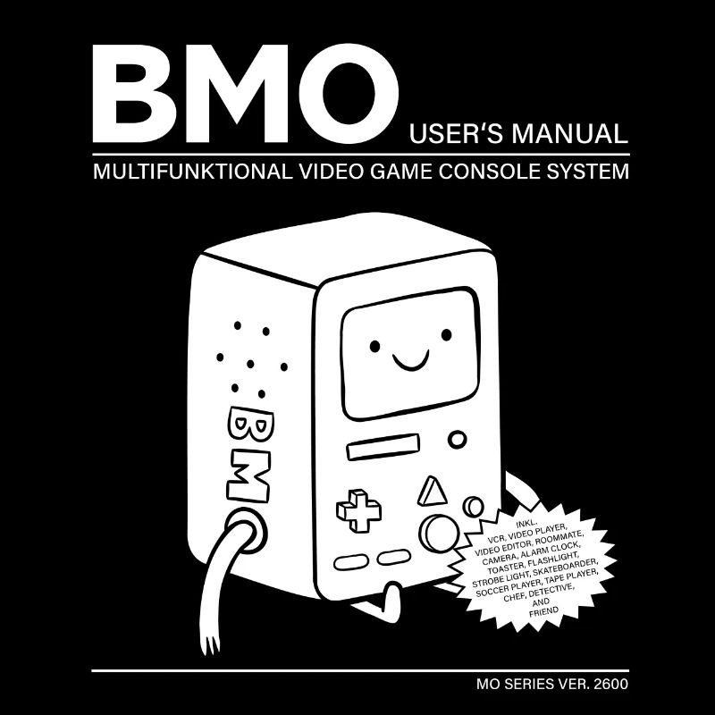 Adventure Time BMO Beemo Manuel D'Utilisation