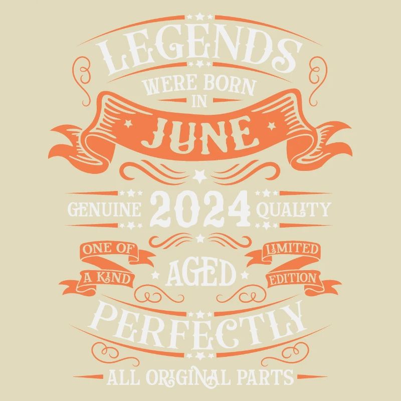 Juni 2024. Geburtstagsgeschenk Juni 2024. Juni.
