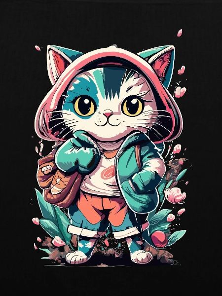 süßes Kawaii Kätzchen Japan