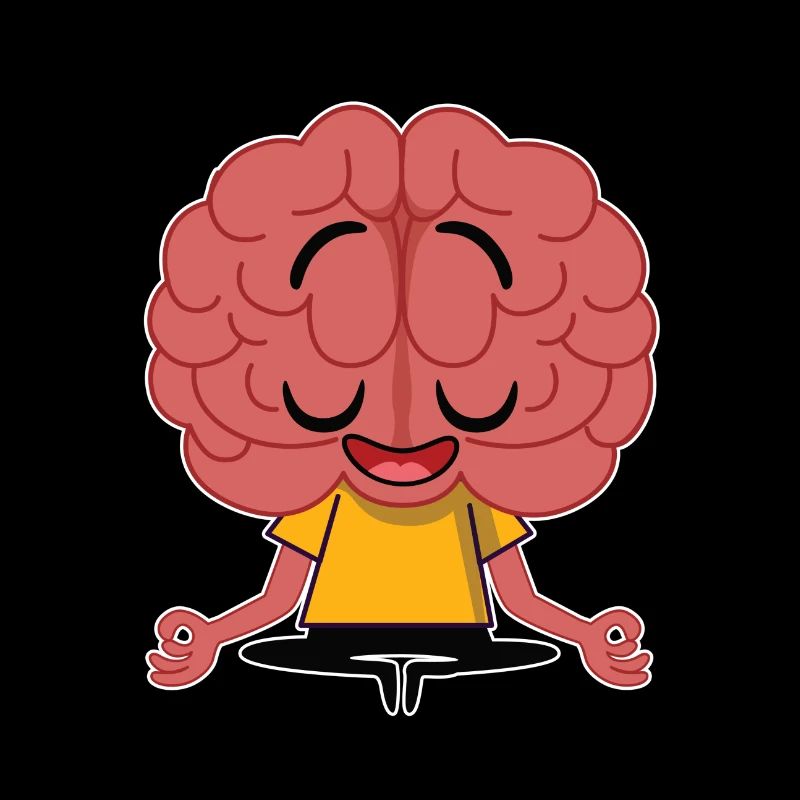 Brain meditation - Premium Design
