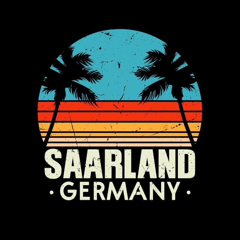 Saarland Retro Vintage Design
