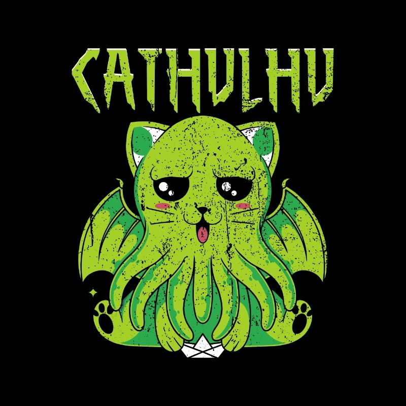 Cathulhu Spruch Design