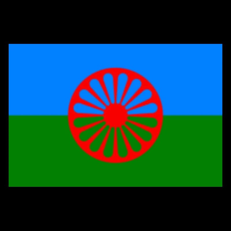 Drapeau du peuple rom - Petit Klein