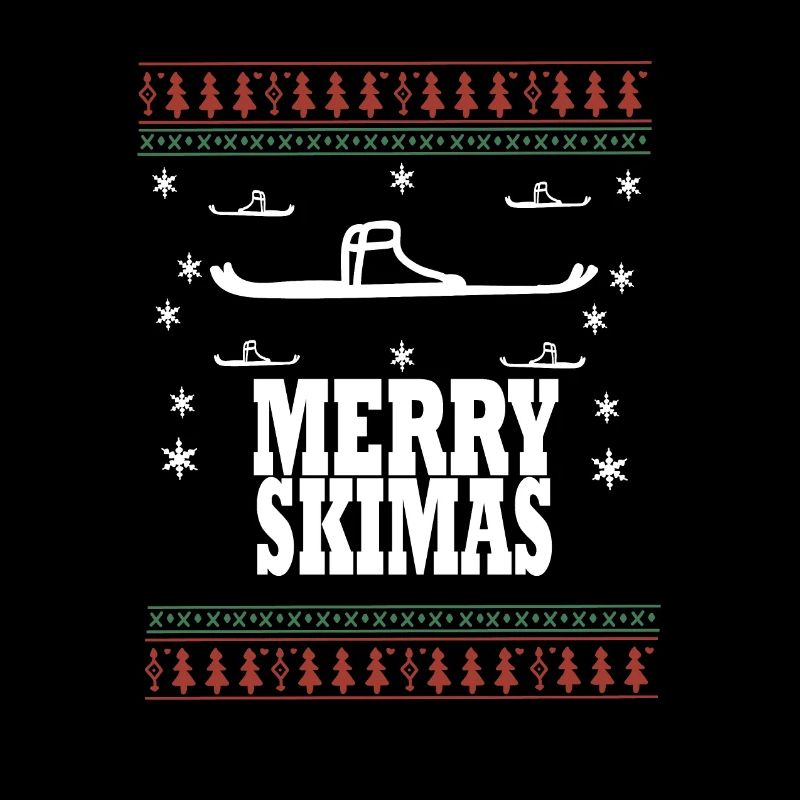 Ski de Noël moche