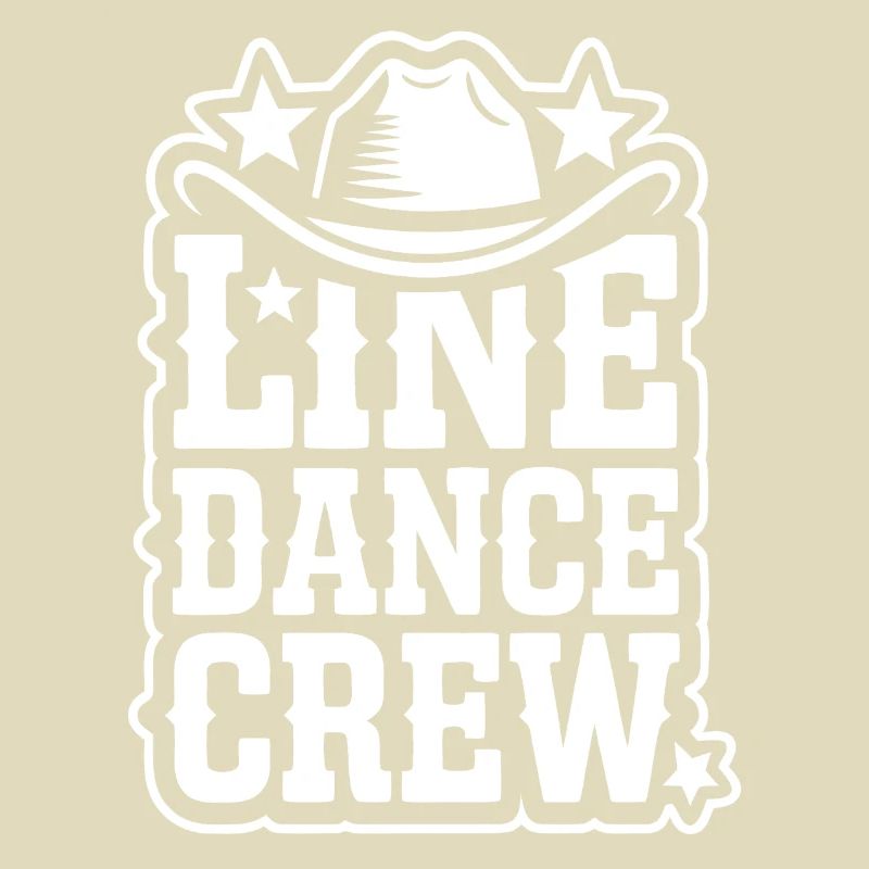 Line Dance Crew – Western Hat Logo