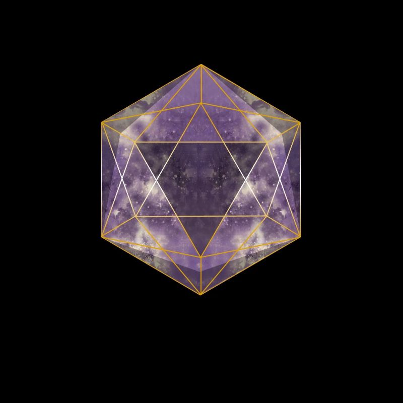 Polyèdre Galaxy D20 Puzzle Donjon RPGd20 K