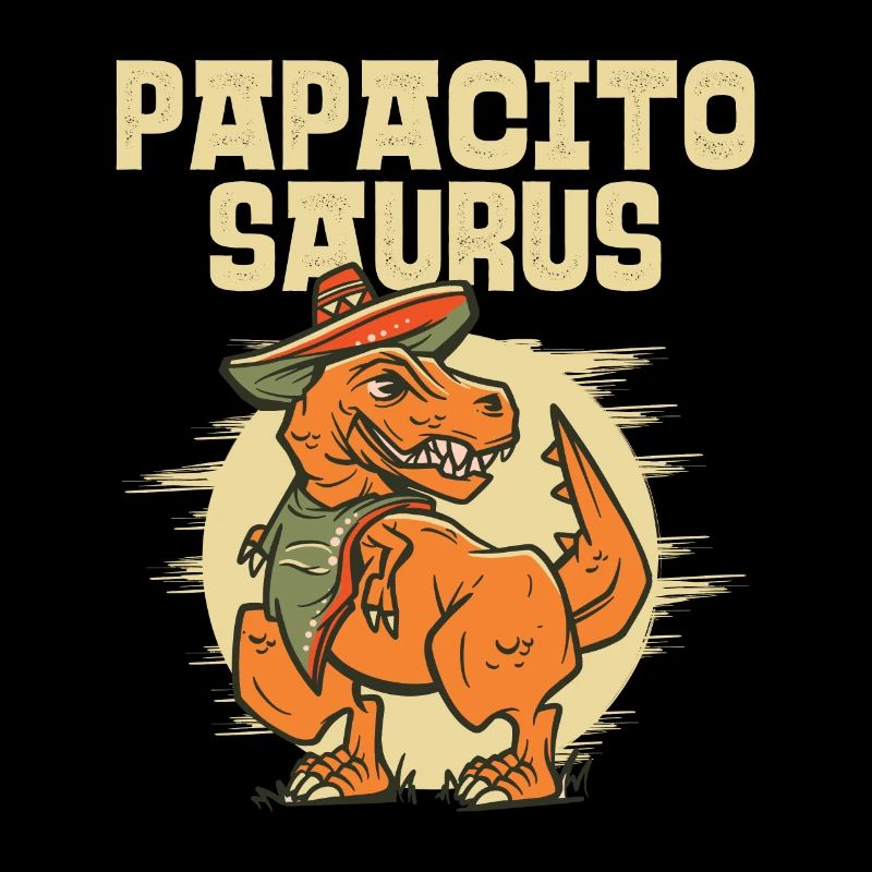 Papacito Saurus Papà T rex Regalo Dinosaurio