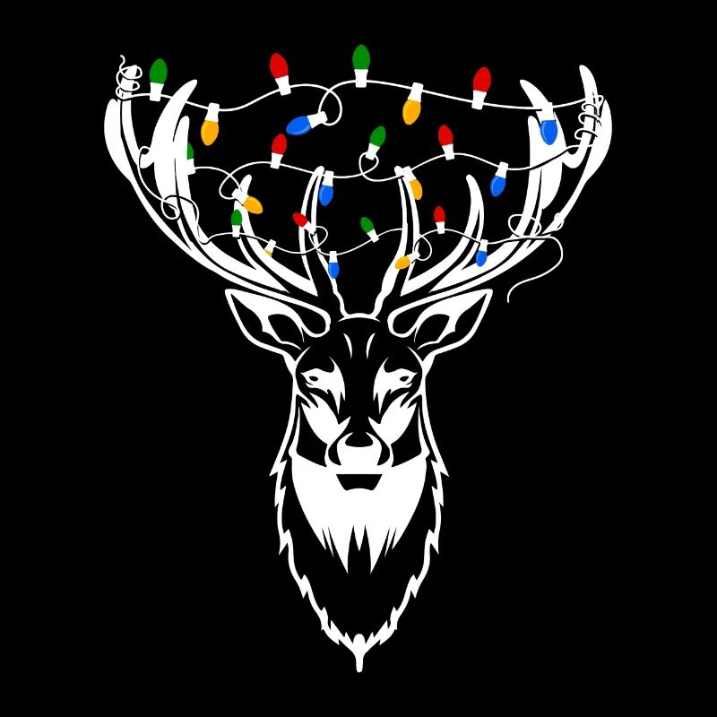 Deer Reindeer String Lights Conception de Noël