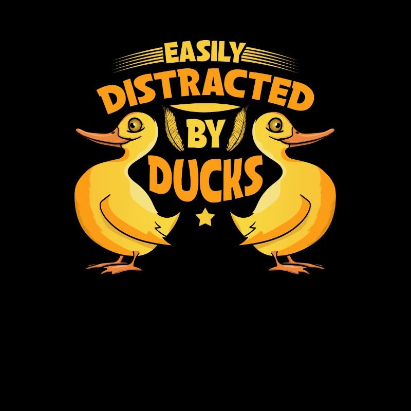 Facilement distrait par les canards Canards Amateurs de canards