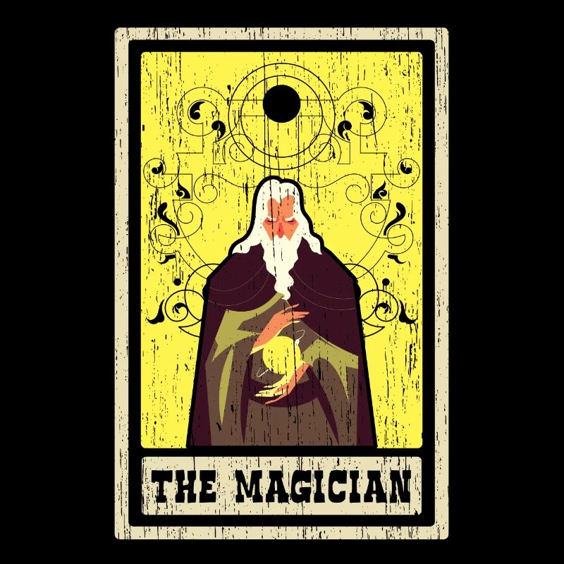 La Carte de Tarot Magicien Divination Chaman