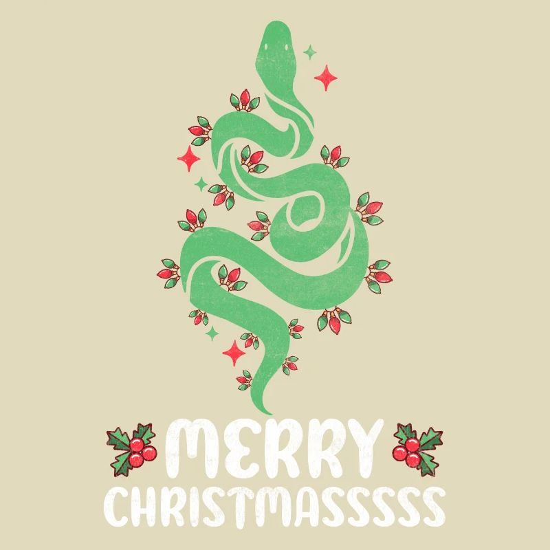 Christmas Snake Whisperer Python Reptile Serpent