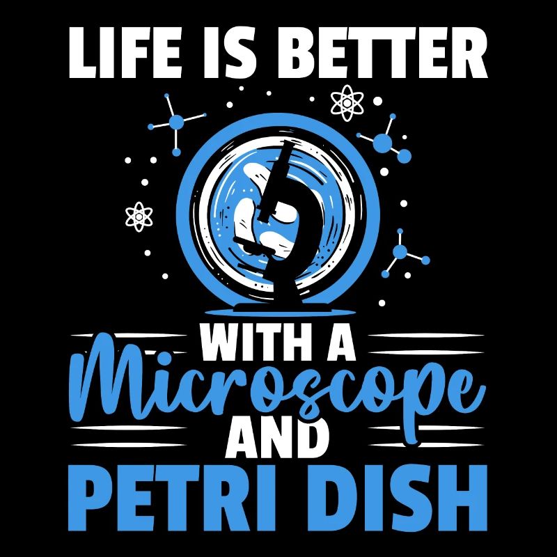 La vie est meilleure avec un microscope et un