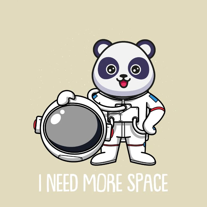 Panda géant Panda Ours Astronaute