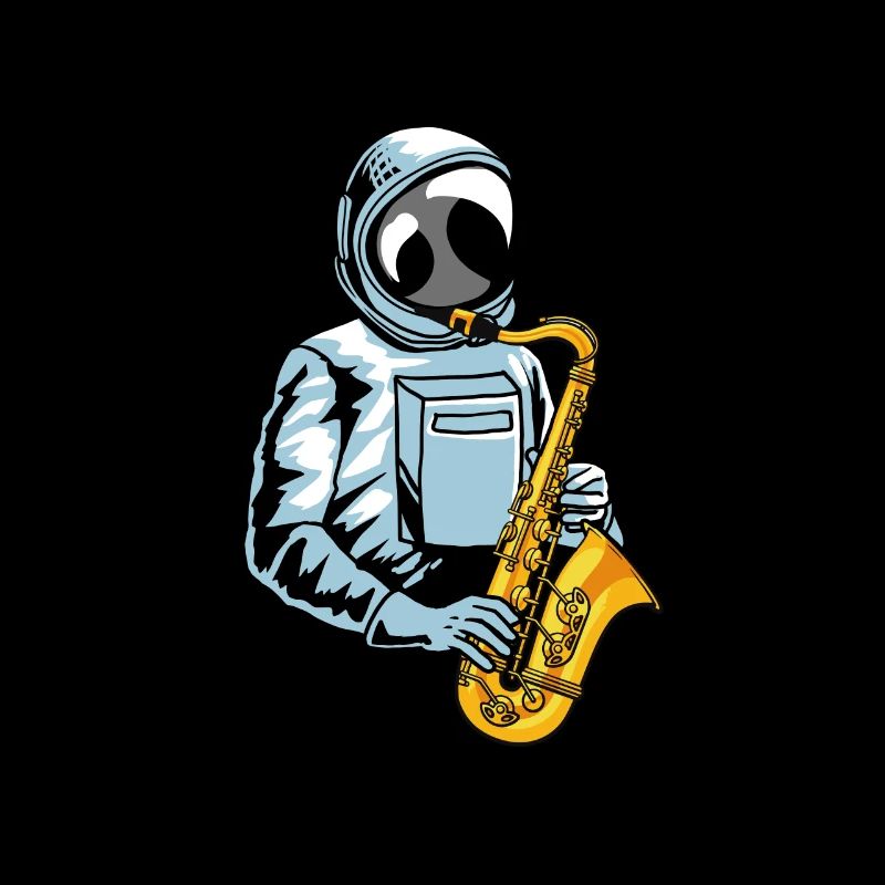 Saxophone Saxophone Astronaute
