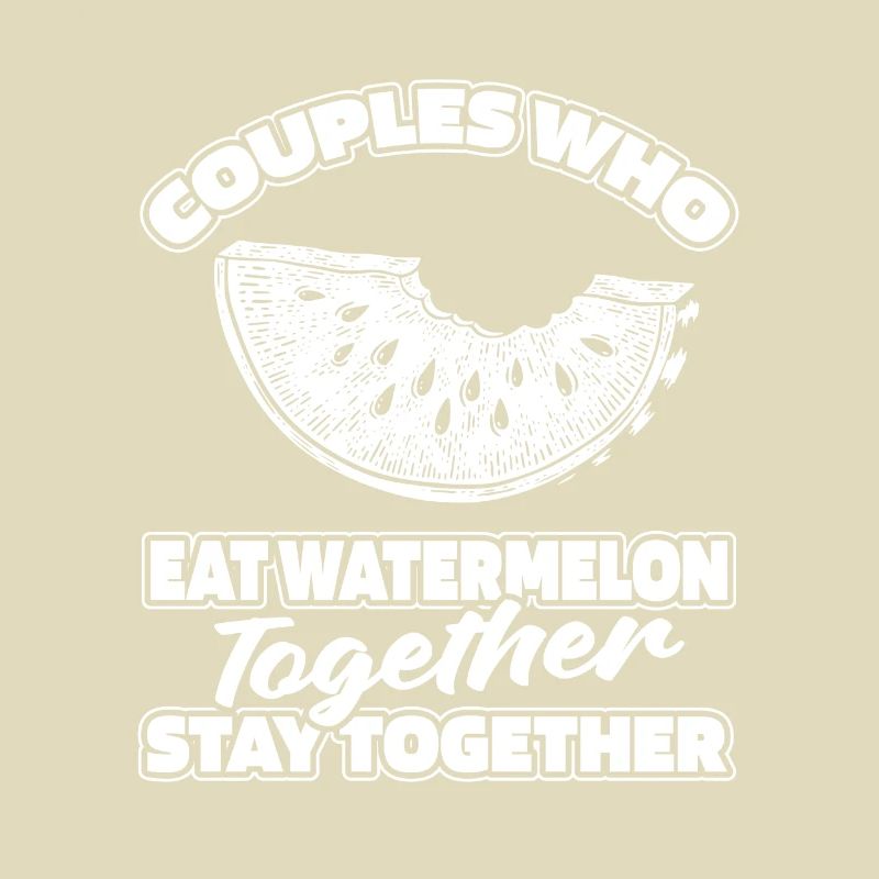 Wassermelone Paar