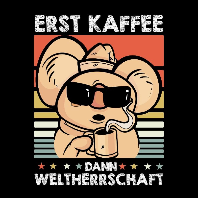 Koalabär Kaffee-Sonnenbrille