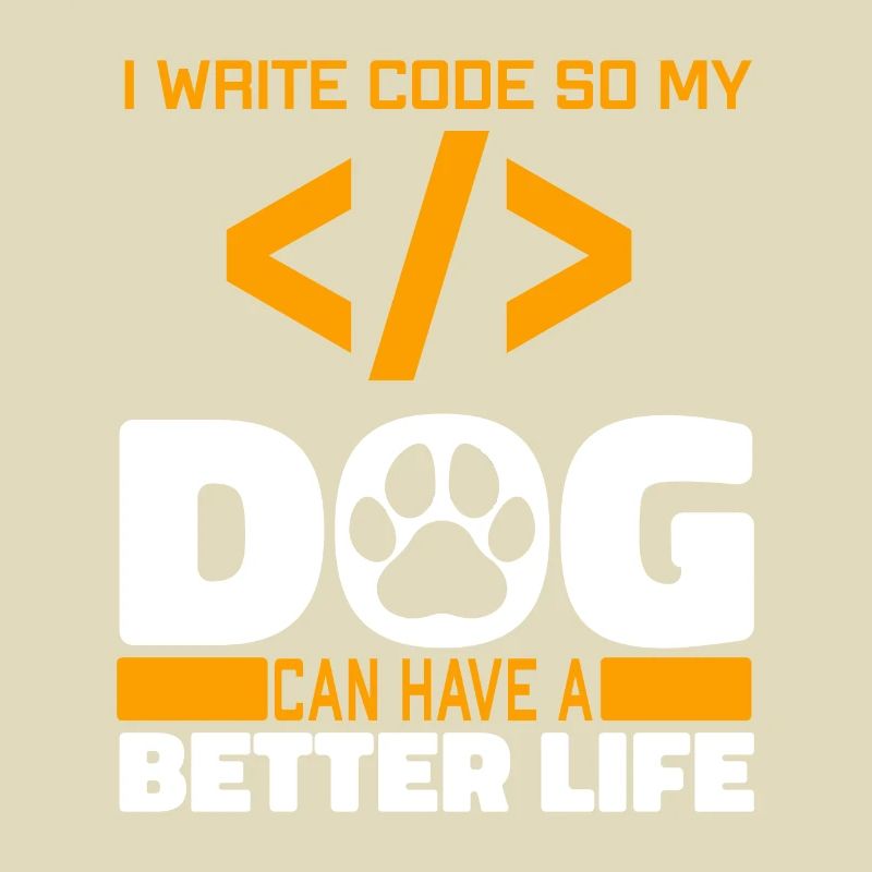 Entwickler Coder Programmierer Hund