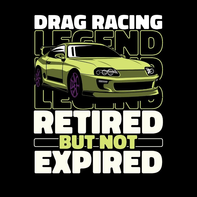 Course de dragsters à la retraite