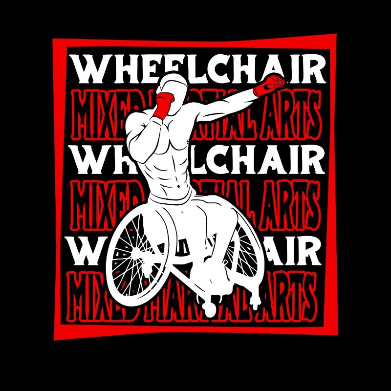 Mixed Martial Arts Rollstuhl