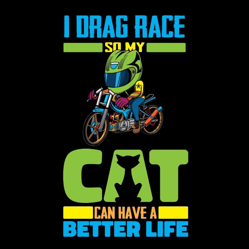 Dragster Drag Race Katze