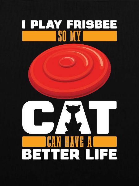 Frisbee Katze