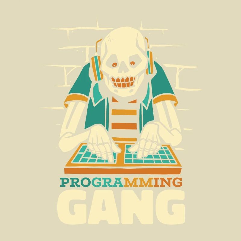 Développeur Coder Programmeur Squelette