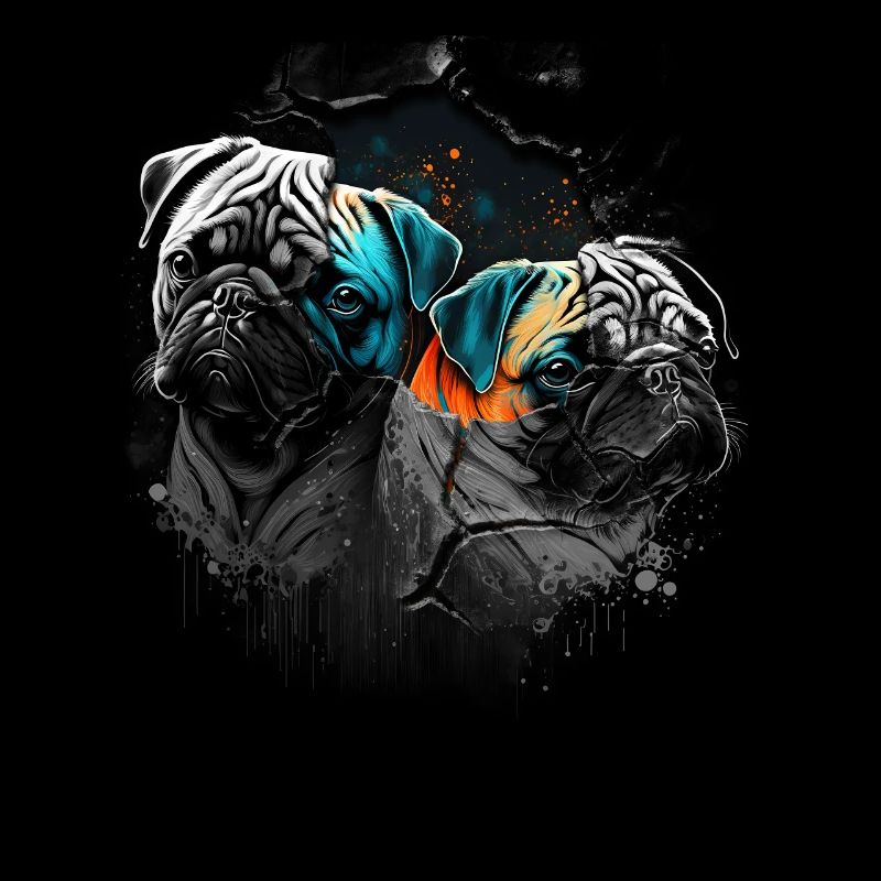 Mops Portrait
