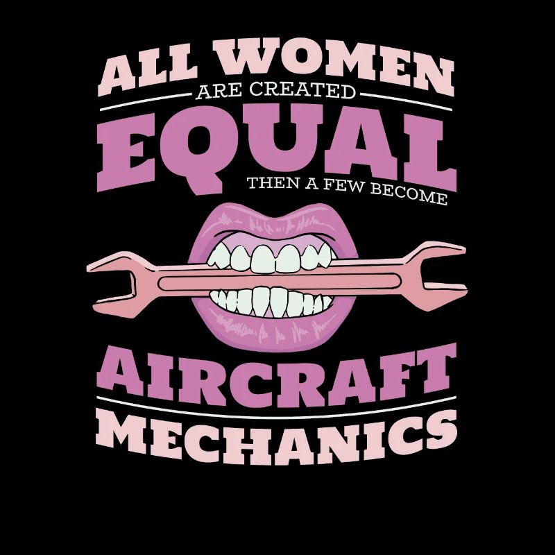 Flugzeug Mechaniker Mädchen