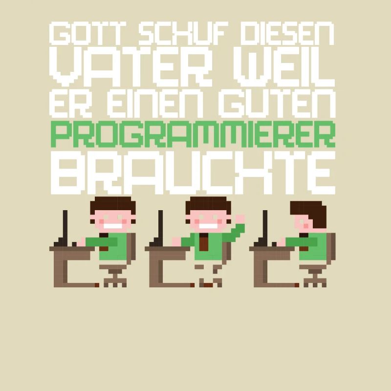 Entwickler Coder Programmierer Vater
