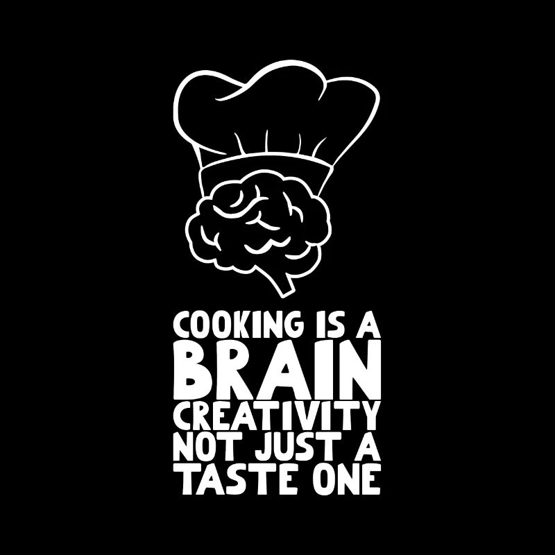 La cuisine est une créativité cérébrale, pas seulement une créativité gustative