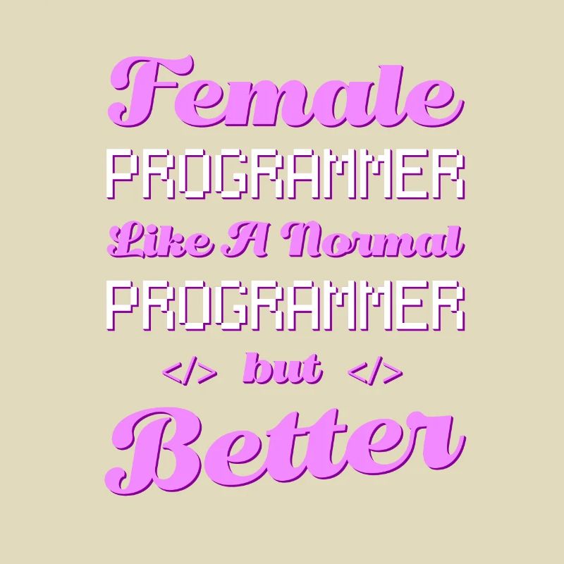 Développeur Coder Programmeur Femme